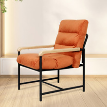 Avenel Velvet Semi-Compressed Accent Chair